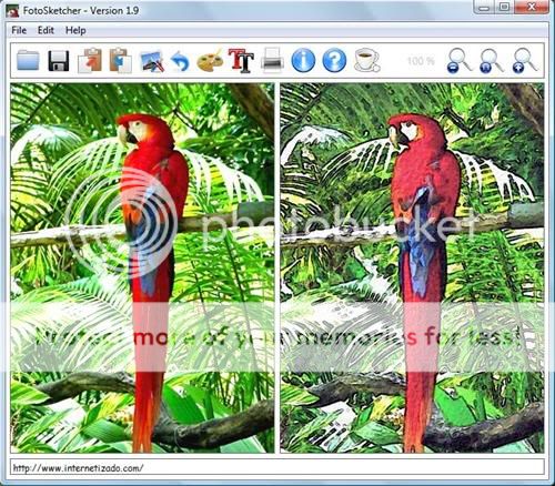 FotoSketcher fotosketcherCustom FotoSketcher: Convierte tus fotos en caricatura