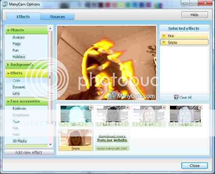 ManyCam manycam Efectos especiales para la webcam gratis con ManyCam